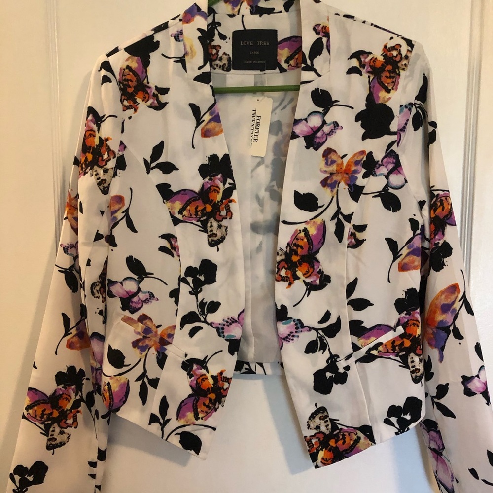 Floral blazer